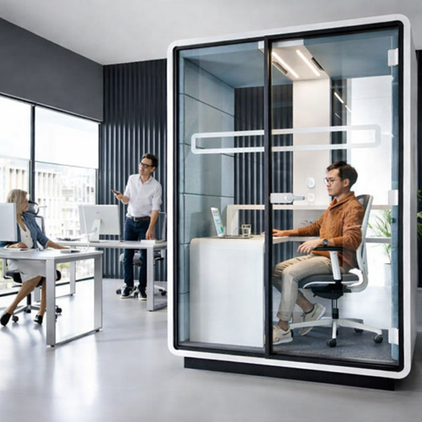 Wie richten Sie separate Fokusräume auf der Arbeit ein?