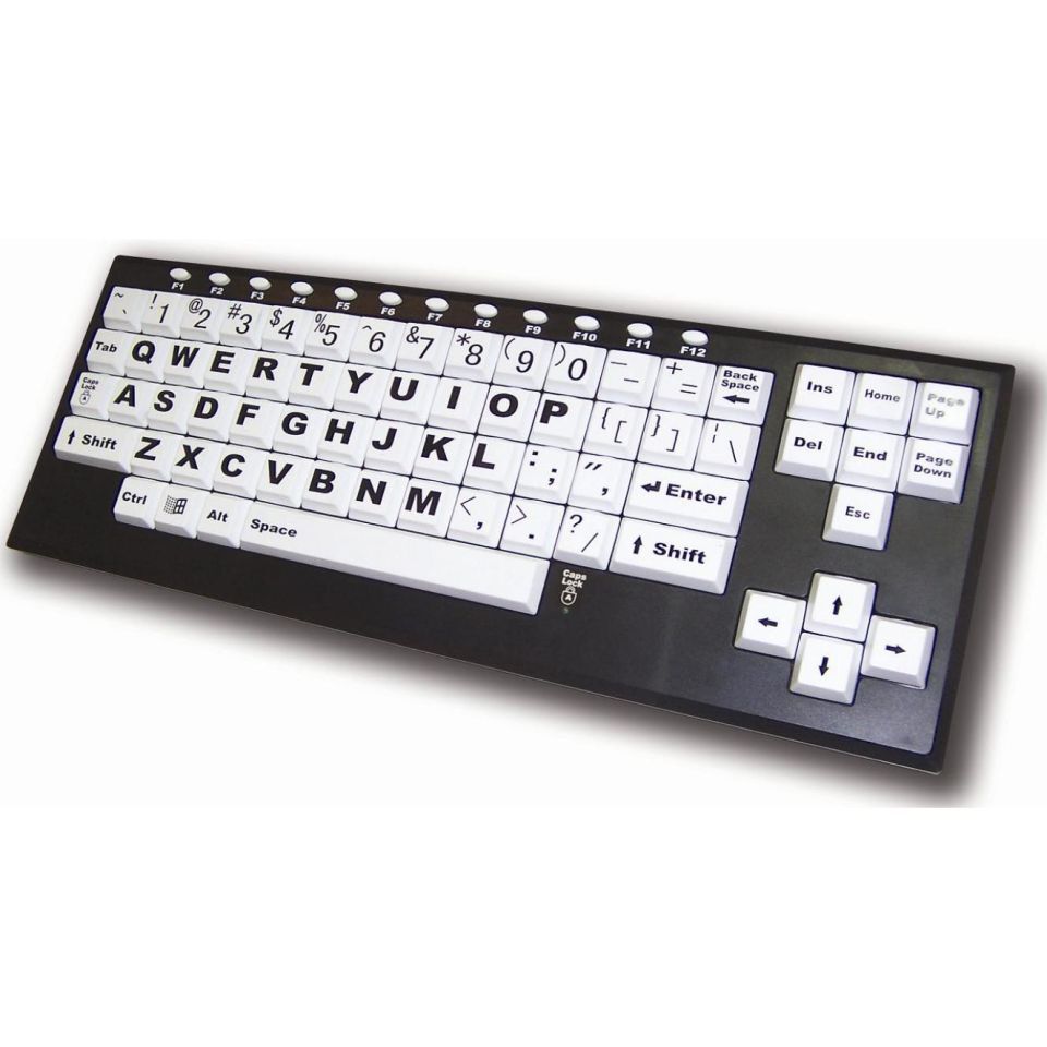 Keyboard for visually impaired