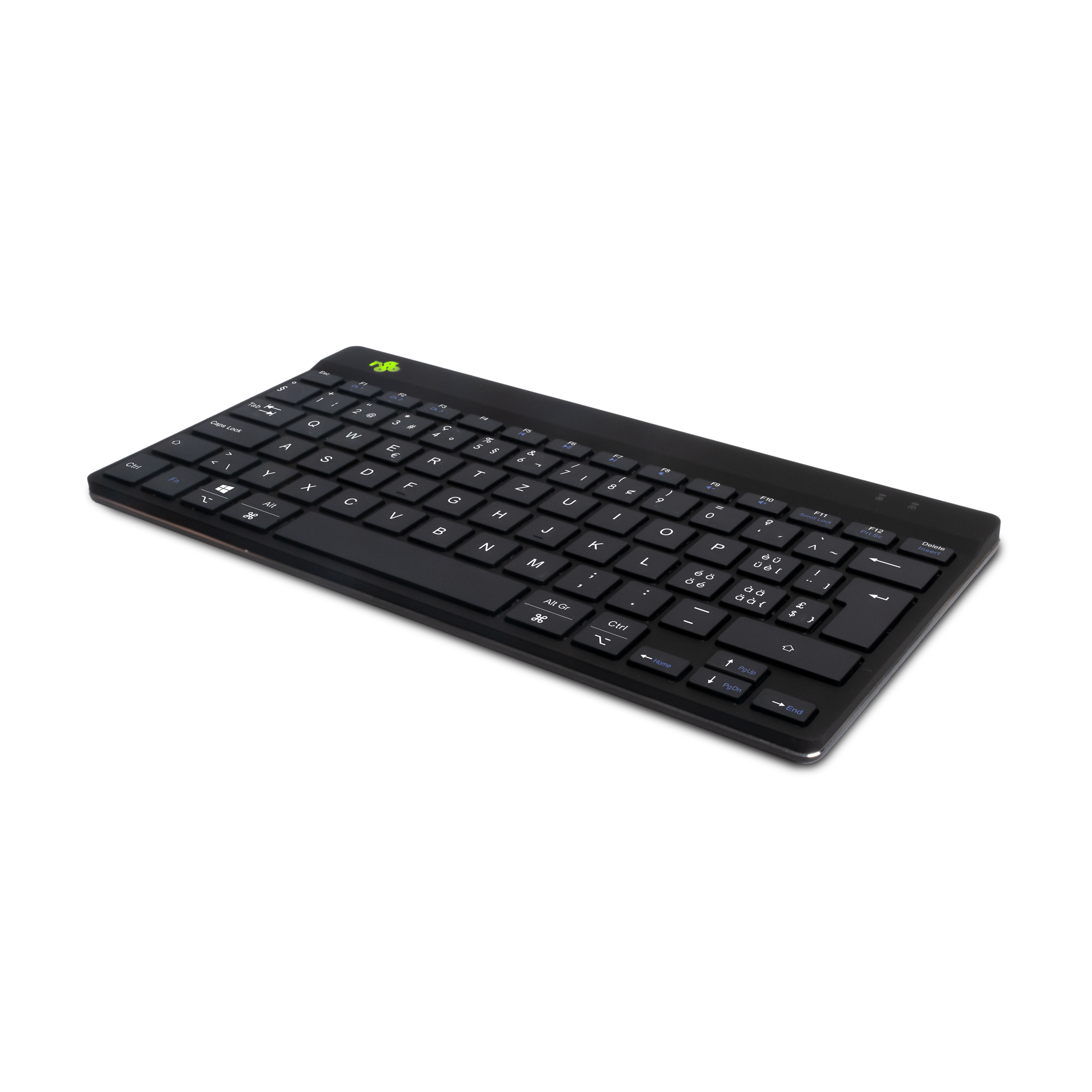 R-Go Compact Break QWERTZ (CH)- Schwarz - Bluetooth Drahtlos