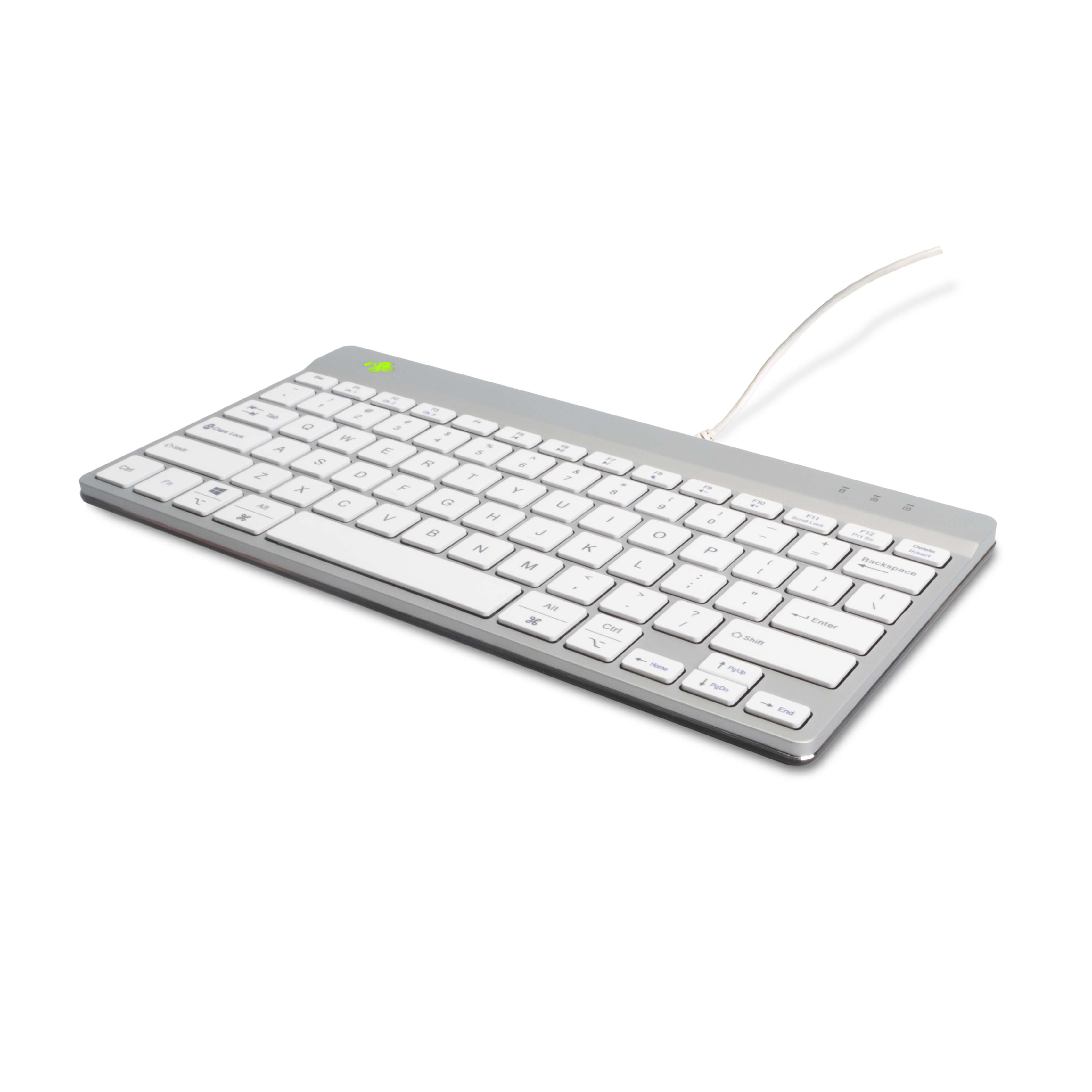 R-Go Compact Break QWERTY (US) - White - Wired