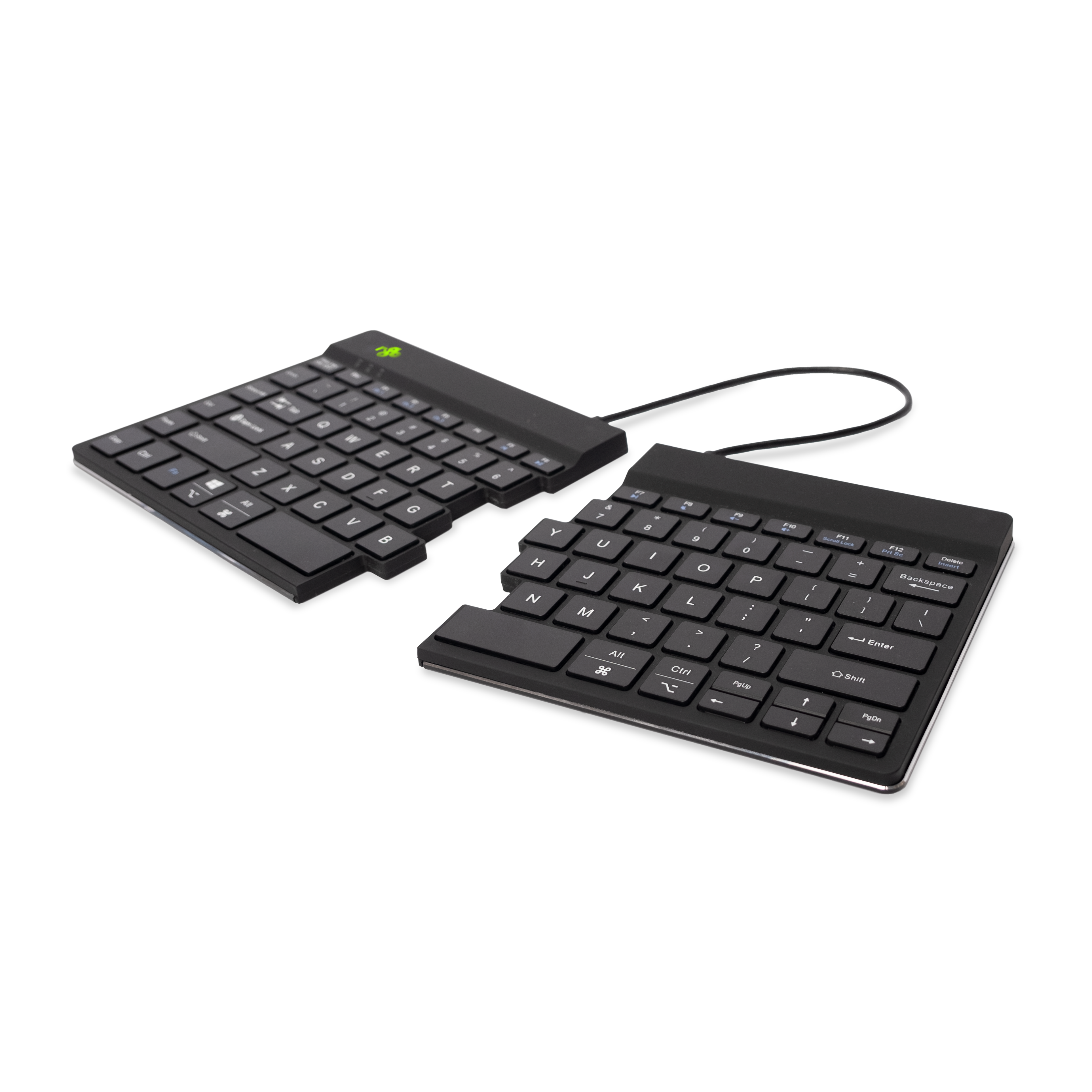 R-Go Split Break QWERTY (US) - Czarny - Bezprzewodowy Bluetooth