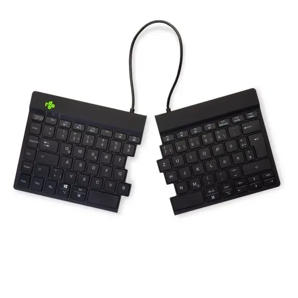 R-Go Split Break QWERTY (US) - Black - Bluetooth Wireless