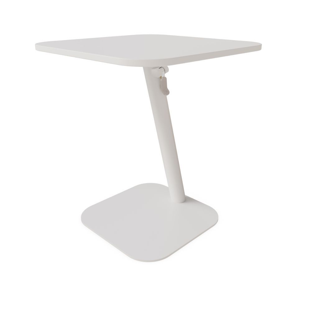 Addit Bento® verstelbare laptoptafel 450 Wit vooraanzicht