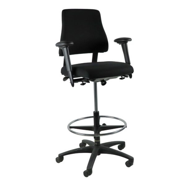 BMA Axia 2 2 RH Verhoogde Ergonomische Baliestoel Zwart