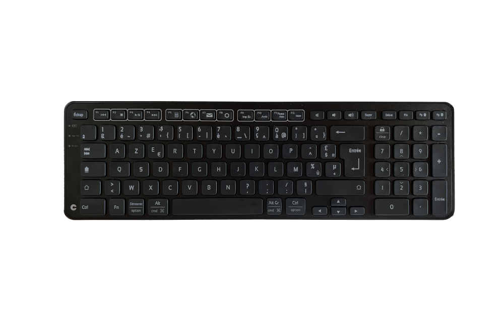 Contour Balance ergonomisch toetsenbord draadloos Azerty FR vooraanzicht