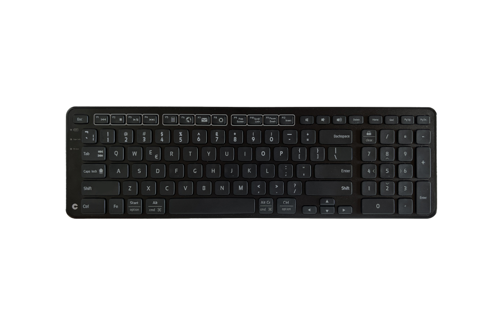 Contour Balance ergonomisch toetsenbord draadloos US bovenaanzicht