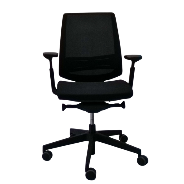 Ergonomiczne krzesło biurowe ErgoPrime 100 – Czarne