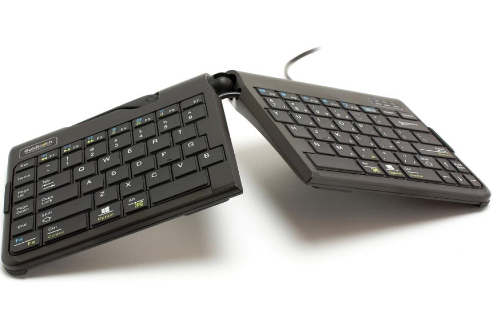 Goldtouch Travel Go2 ergonomische Tastatur DE