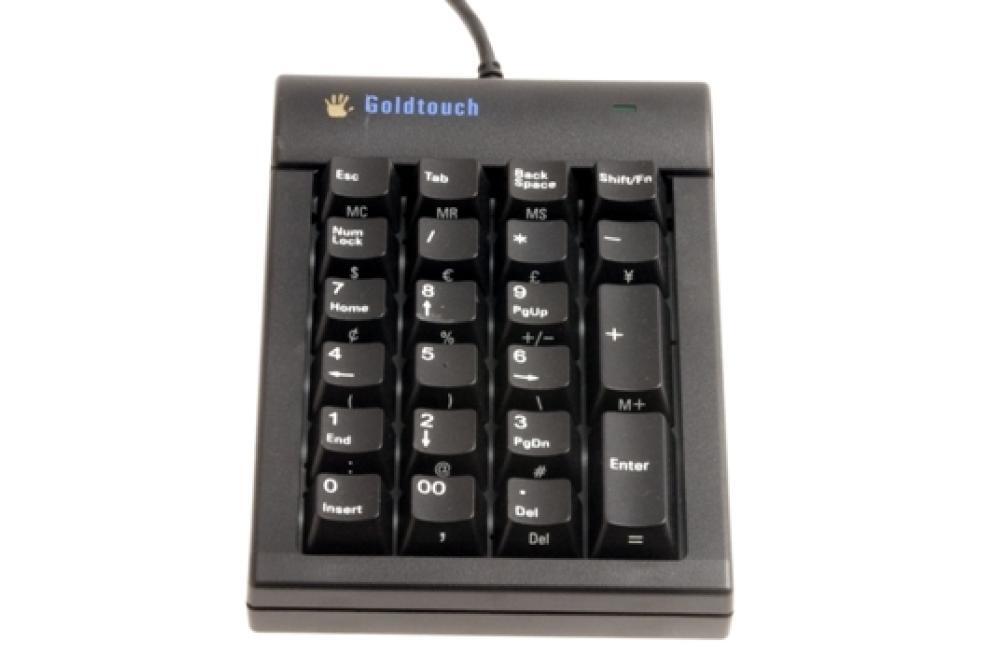 Goldtouch numeric keyboard USB Black