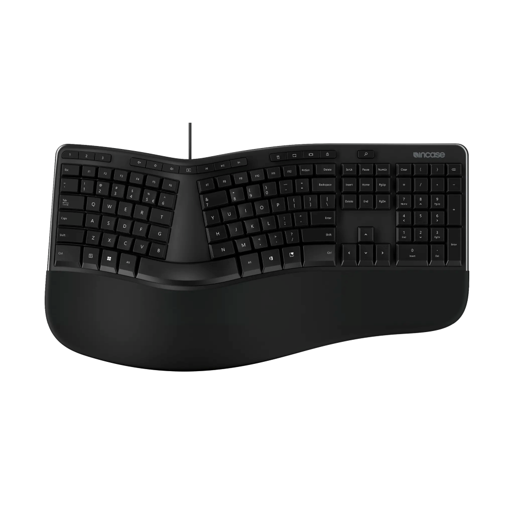 Incase Designed by Microsoft Ergonomisch Toetsenbord QWERTY US bovenaanzicht