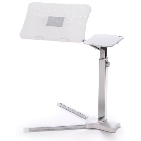 Lounge2Work Chrome White laptop table