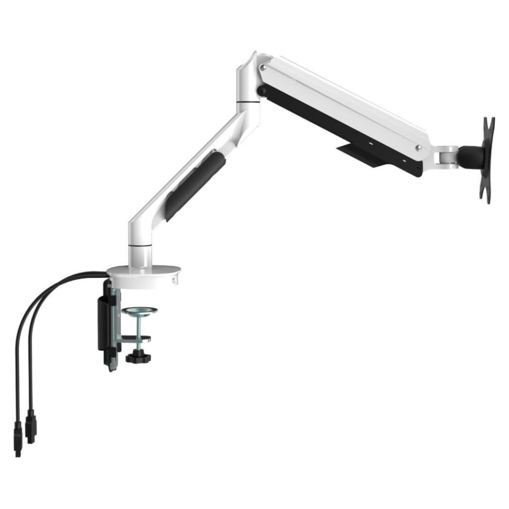 Monitorarm Classic Wit zijaanzicht