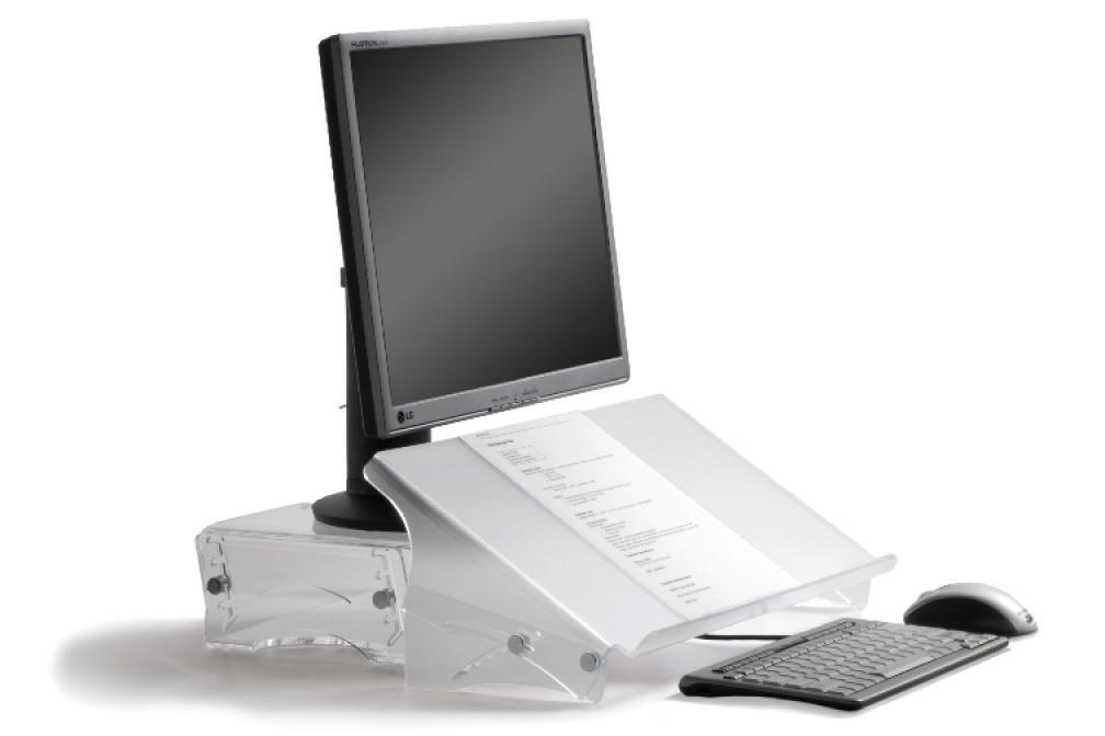 Soporte para monitor | Q-Riser 130 | Transparente