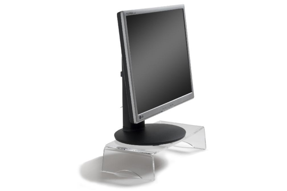 Monitor stand | Q-Riser 90 | Transparent