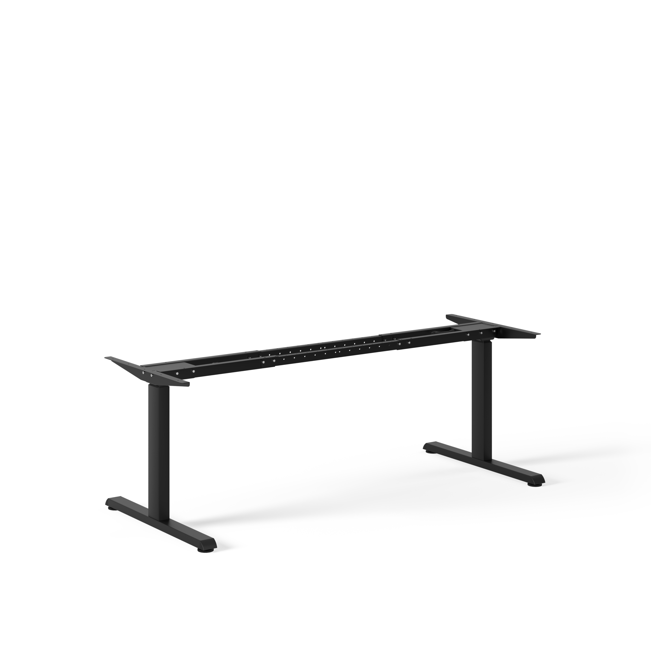 STEELFORCE 1050 Elektrisch zit sta Bureau Onderstel Zwart  vooraanzicht