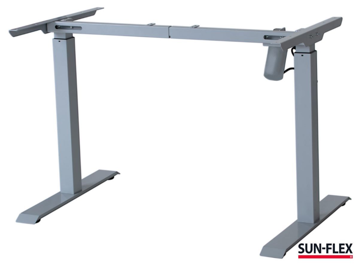 SUN-FLEX® DESKFRAME I Schreibtischgestell Weiß Aluminium