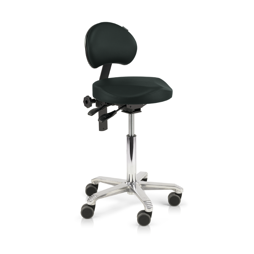 Score Medical 6311 Ergo Shape Stamskin Zwart vooraanzicht