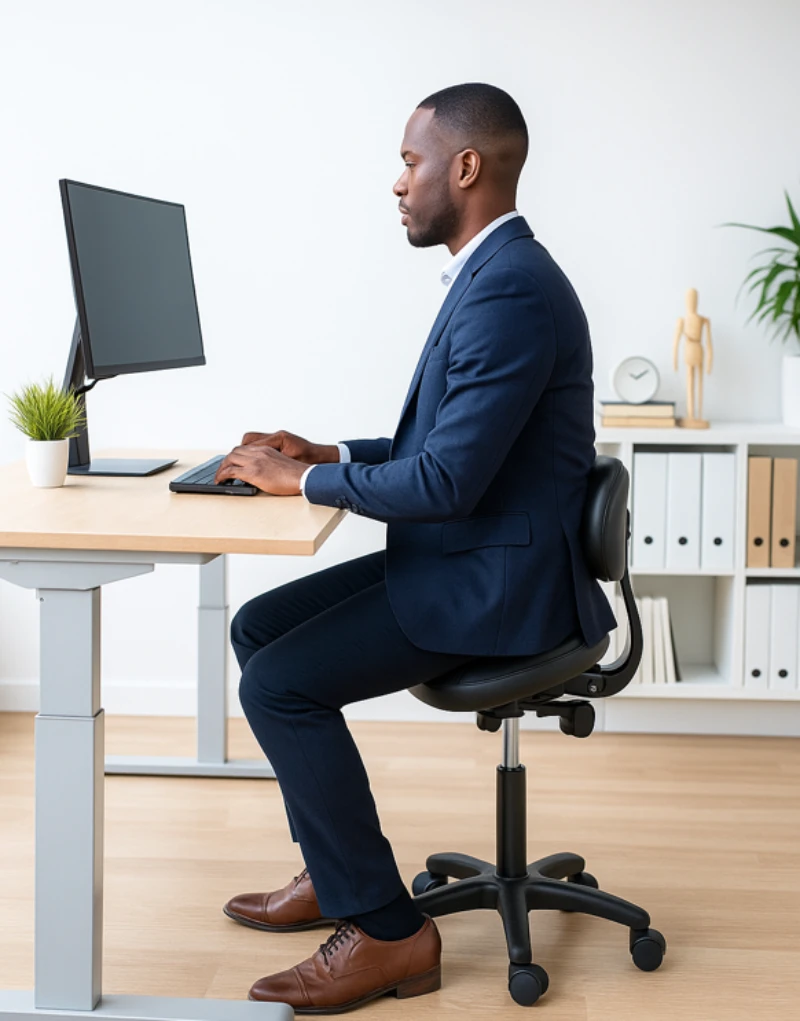 Waarom kiezen voor een ergonomische kruk met rugleuning?
