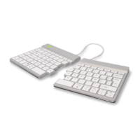 R-Go Split Break AZERTY (BE) - Blanc - Bluetooth sans fil