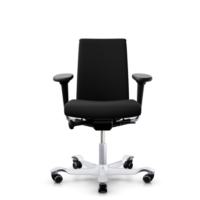 HÅG Creed 6003 Ergonomische bureaustoel – Zwart met Zilver Frame