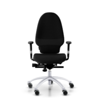 RH Extend 220 Ergonomischer Bürostuhl – Schwarz mit silbernem Gestell