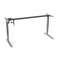 Height adjustable desk Conset 501-43 (Alu)
