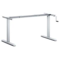 Ergodesk Small Plus Height-adjustable desk (Steel)