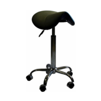 Taburete de silla básico negro