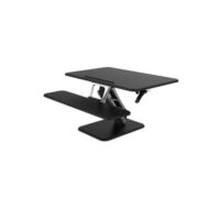 Height-Adjustable Workstation Flexmove Large Black