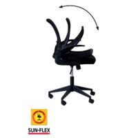 Sun-Flex Hideaway Chair, Solid Black