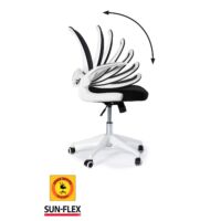 Sun-Flex Hideaway Chair, Pure White