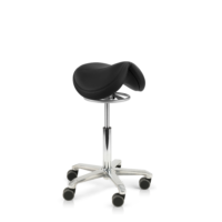 Score Jumper Balance Ergonomische Zadelkruk – Stamskin Zwart