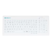 Purekeys Medical Keyboard Compact Fixed Angle BE (Azerty)