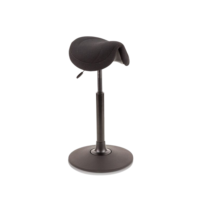 Score Polo Amazone Ergonomische Zadelkruk – Trevira Zwart