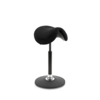 Score Polo Jumper Ergonomische Zadelkruk – Trevira Zwart