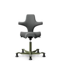 HÅG Capisco 8106 - Cura Loop (Gabriel) - Poliéster reciclados - CLP60109 - Grey - Moss Grey - 150mm (seat height 40–55cm) - Glides