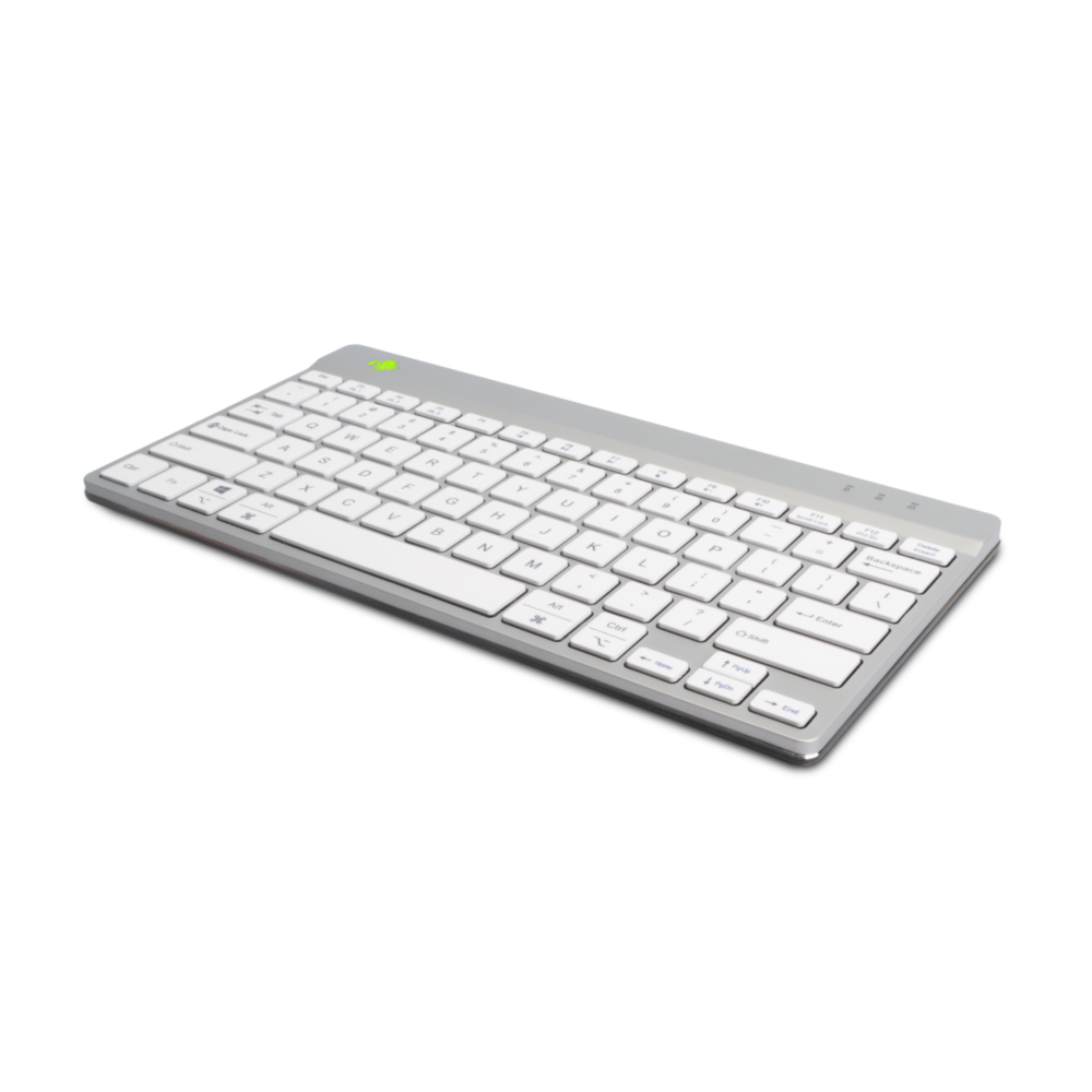 R-Go Compact Break QWERTY (US) - Wit - Bluetooth Draadloos