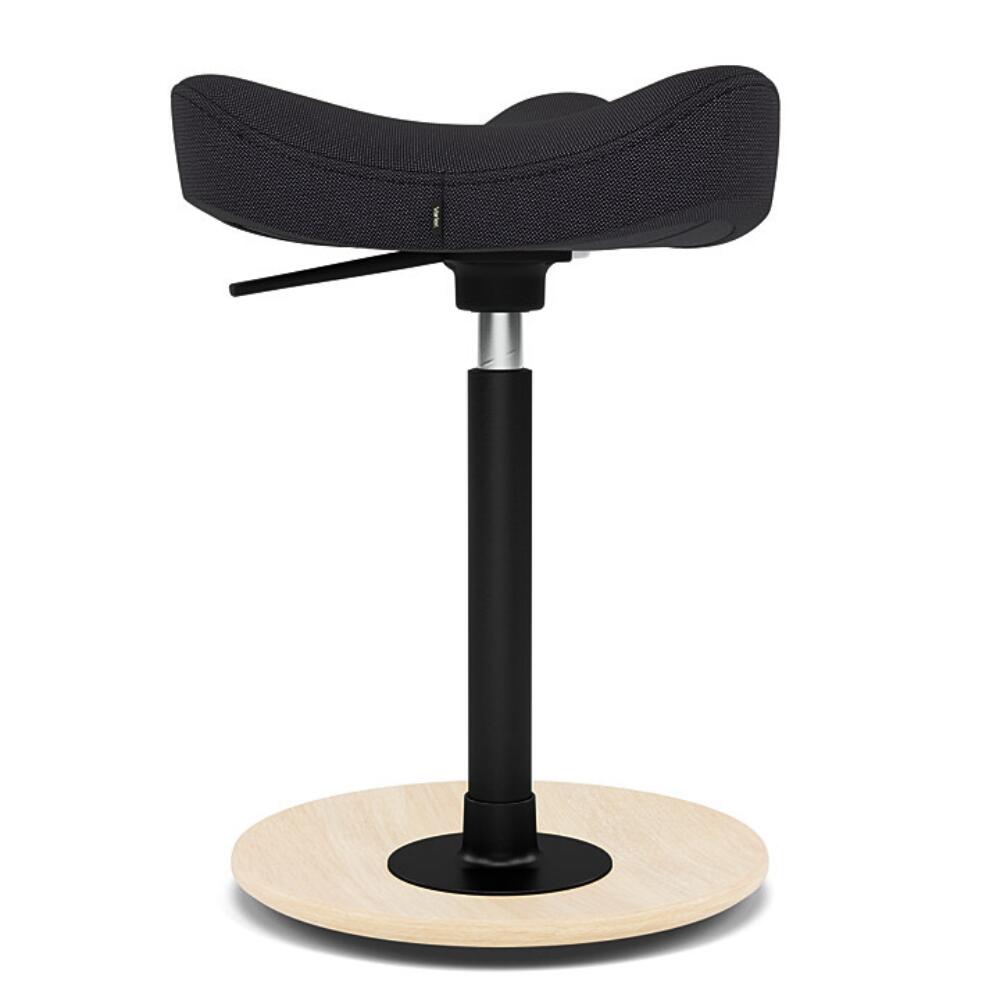 Variér Move Compact Ergonomische Balanskruk met Revive Zwarte bekleding