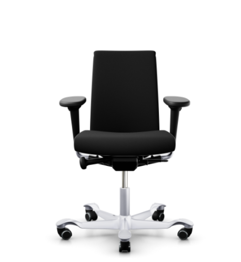 HÅG Creed 6003 Ergonomische bureaustoel – Zwart met Zilver Frame