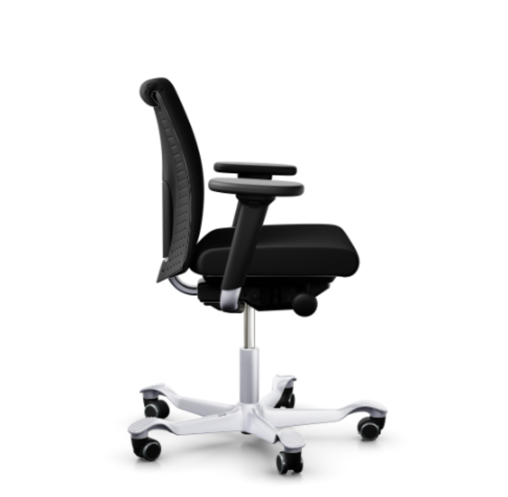 HÅG Creed 6003 Ergonomische bureaustoel – Zwart met Zilver Frame