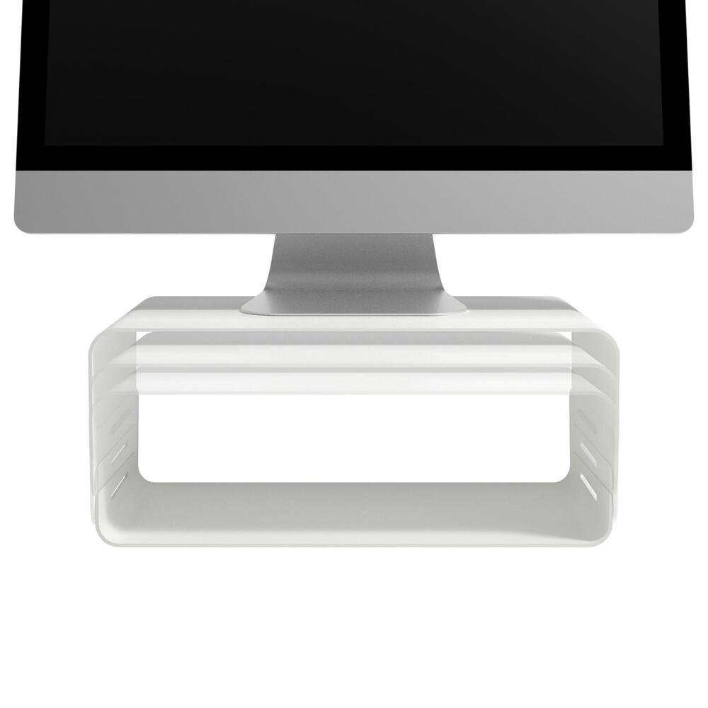 Addit Bento® elevador de monitor ajustable 120 Blanco