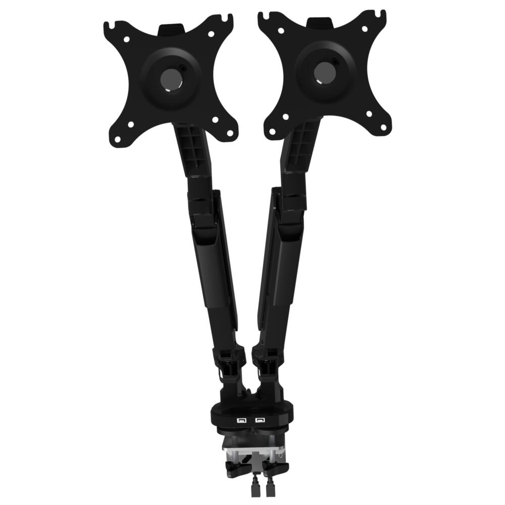 Monitor Arm Classic Dual Black