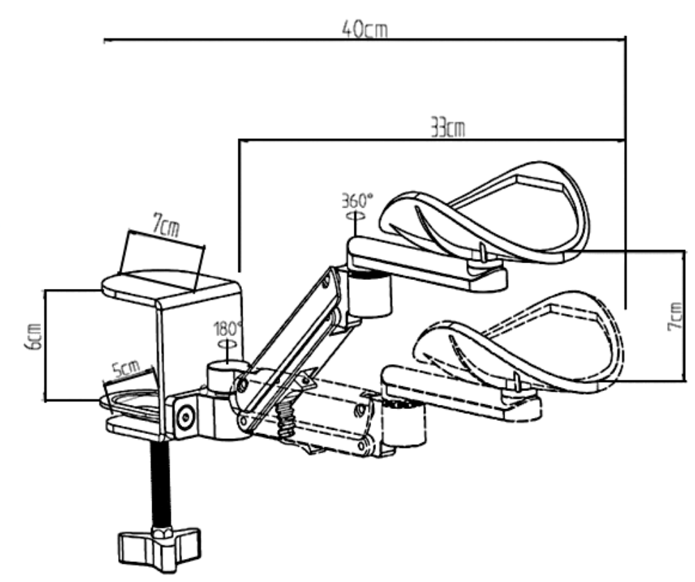 Ergowork Ergorest Medium Czarny