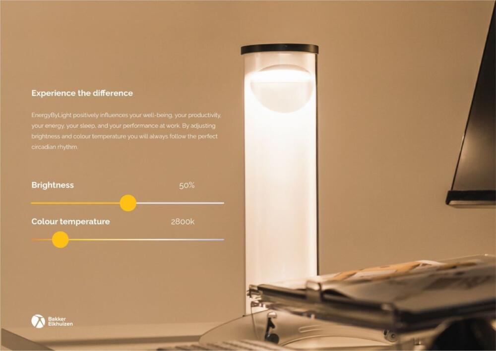 BakkerElkhuizen EnergyByLight bureaulamp