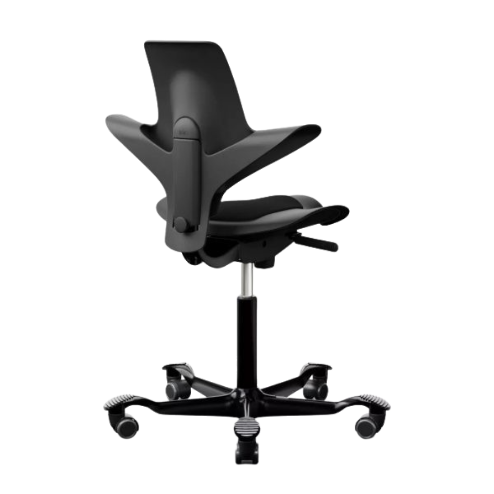 HÅG Capisco Puls 8010 Ergonomisch verstelbare Bureaustoel – Zwart