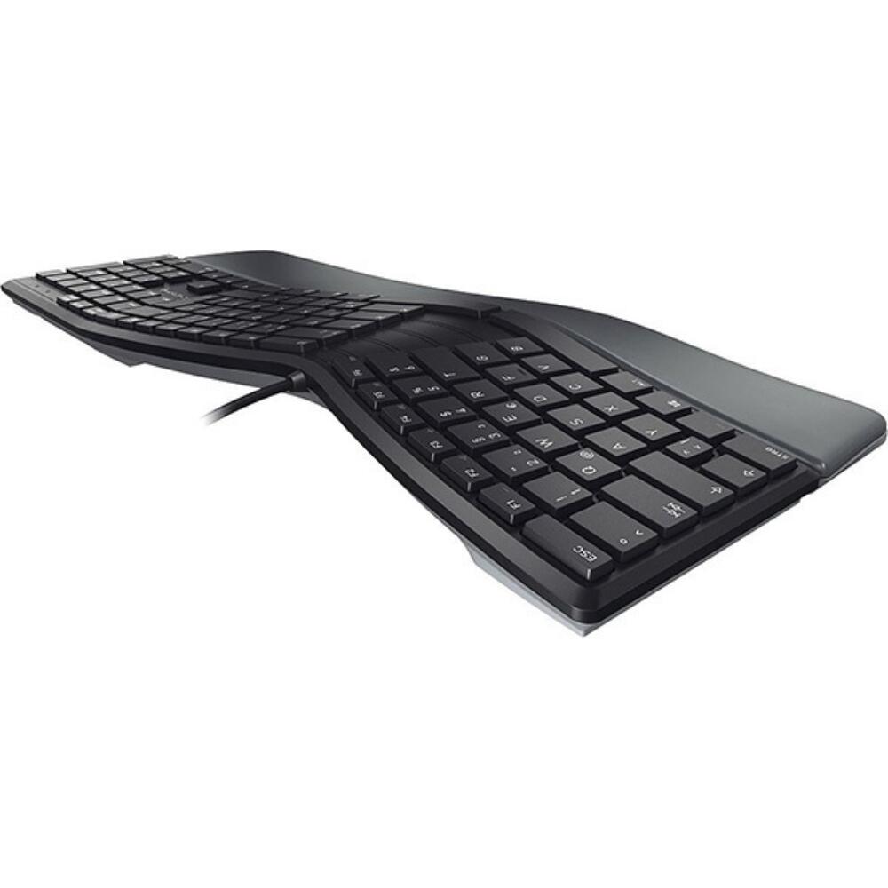Zijaanzicht Cherry KC 4500 Ergonomisch Gesplitst Toetsenbord QWERTY US