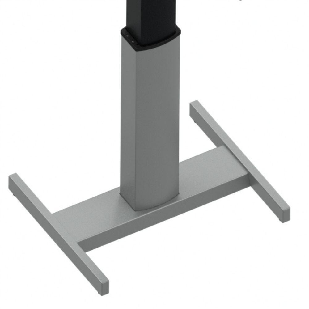 Conset 501 19 Elektrisch bureau onderstel zilver zwart poot