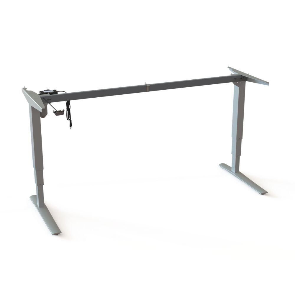 Conset 501 43 Elektrisch bureau onderstel zilver vooraanzicht