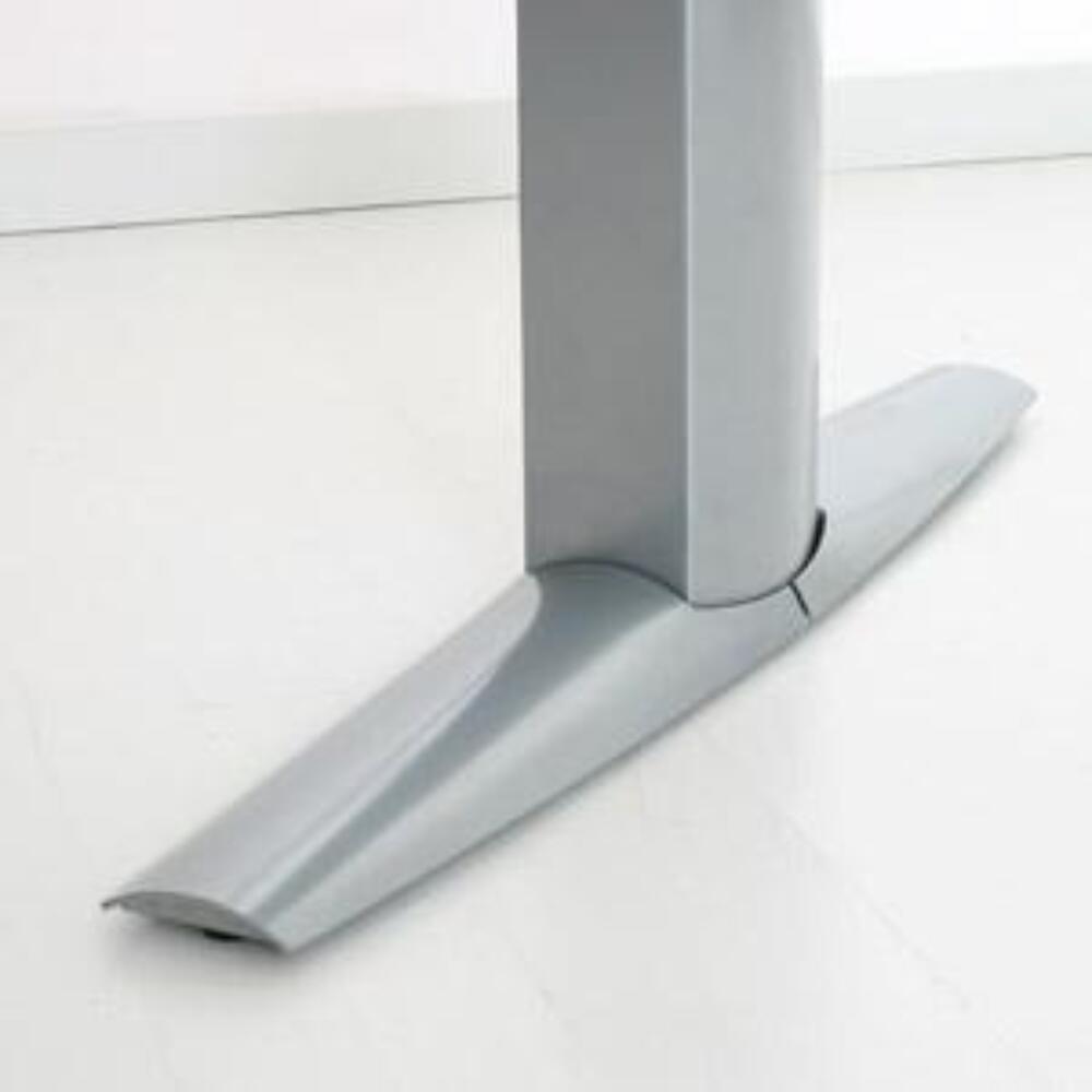 Ergonomiczne biurko stojąco-siedzące Conset 501-23 (Aluminium)