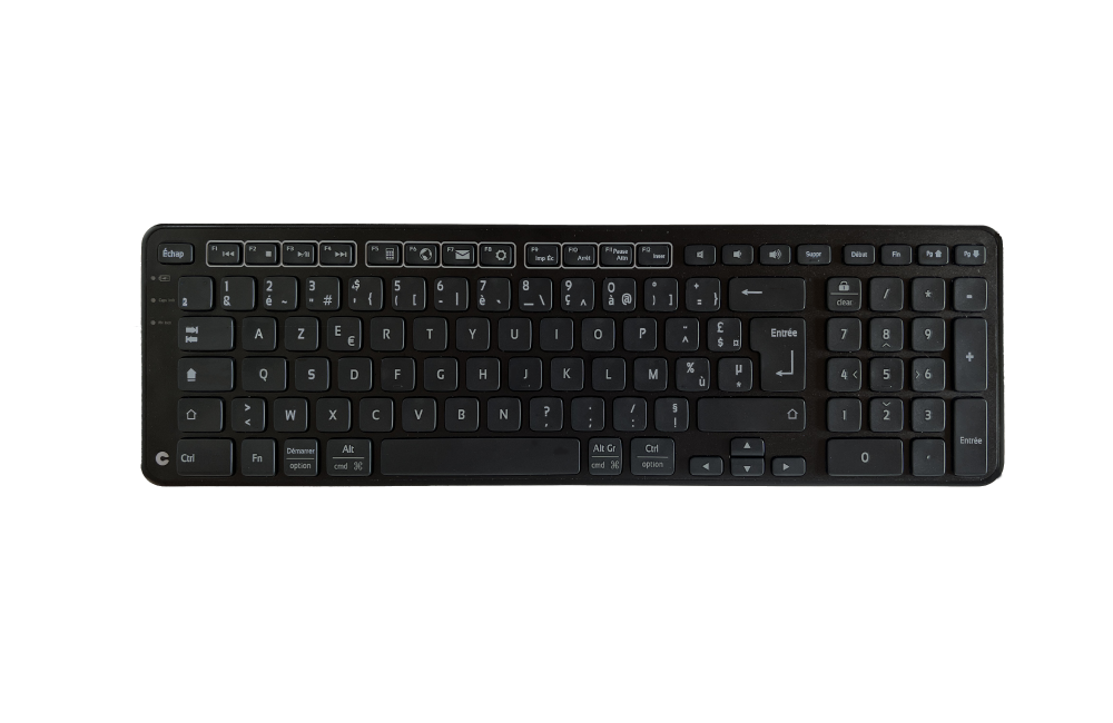 Contour Balance ergonomisch toetsenbord draadloos Azerty FR vooraanzicht